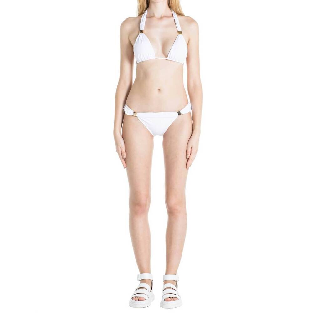NEW SAUIPE nina classic brief bikini bottom in white